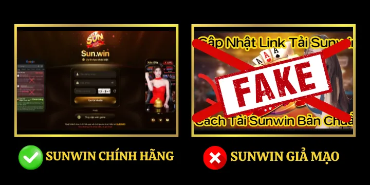 LƯU Ý QUAN TRỌNG TỪ SUNWIN 2 Phan Biet Sunwin Chinh Hang Gia Mao Moi Nhat